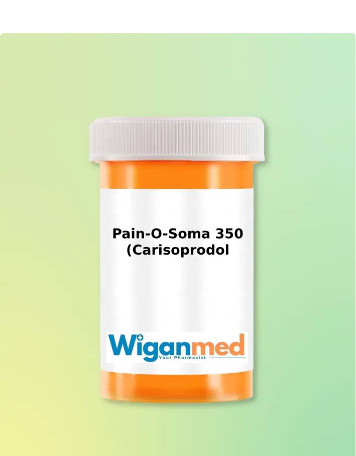 Pain-O-Soma 350 (Carisoprodol) (350 mg) - 30 Tablets