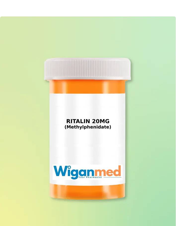 RITALIN (Methylphenidate) (20 mg) - 30 Tablets