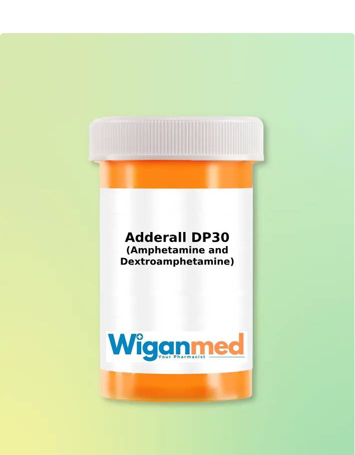 Adderall DP30 (Amphetamine and Dextroamphetamine) (30 mg) - 30 Tablets